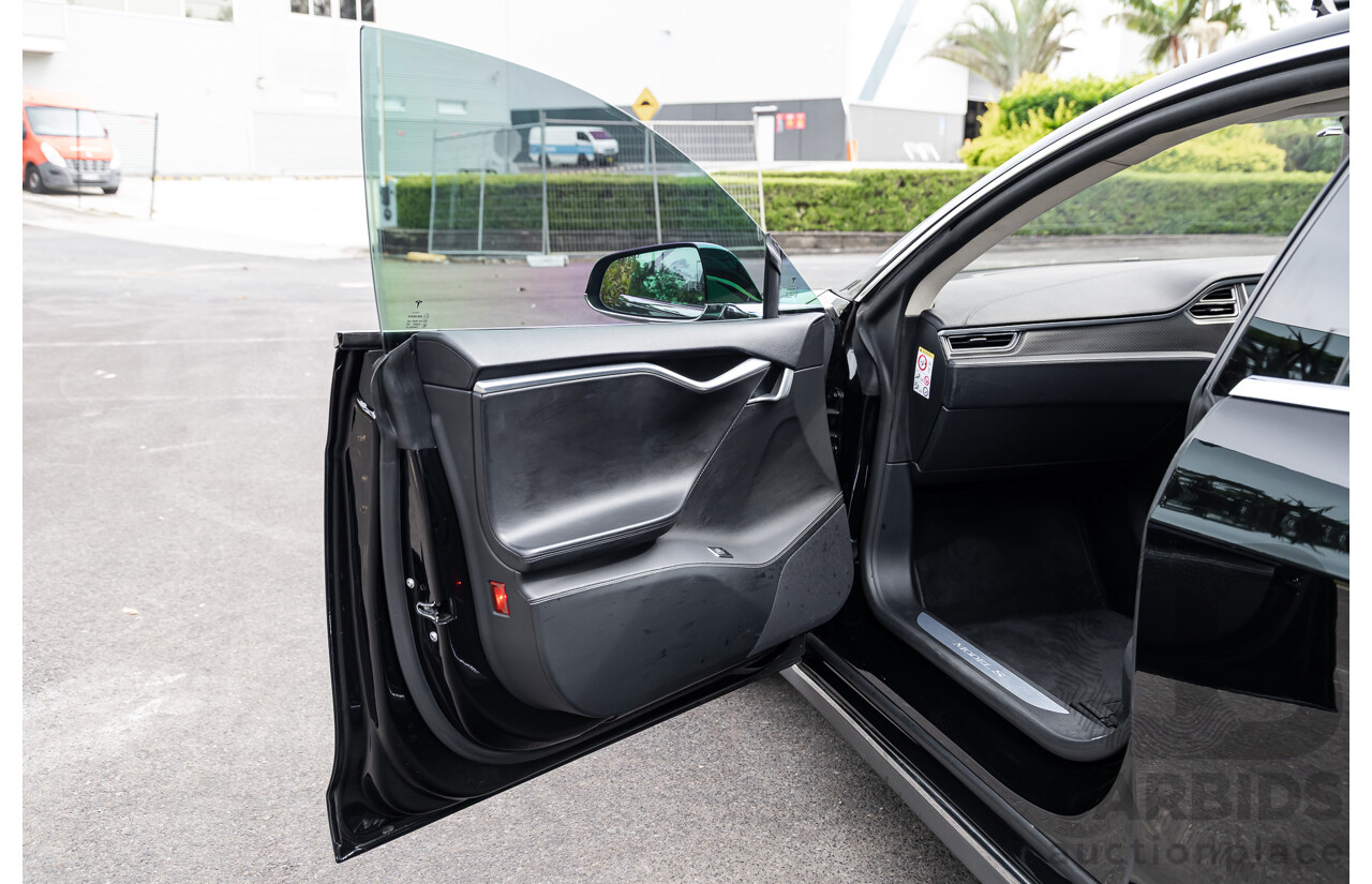 11/2014 Tesla Model S P85+ Performance Plus 4d Hatchback Black Dedicated Electric EV 310kw