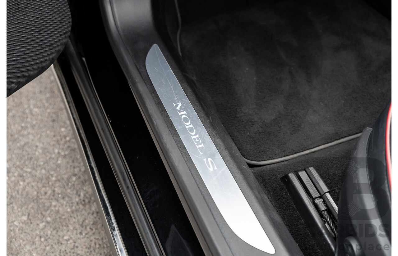 11/2014 Tesla Model S P85+ Performance Plus 4d Hatchback Black Dedicated Electric EV 310kw