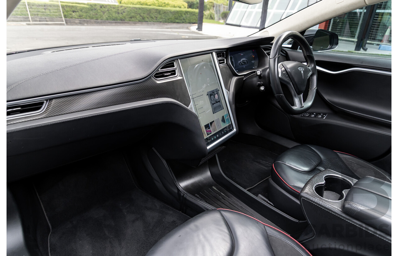 11/2014 Tesla Model S P85+ Performance Plus 4d Hatchback Black Dedicated Electric EV 310kw