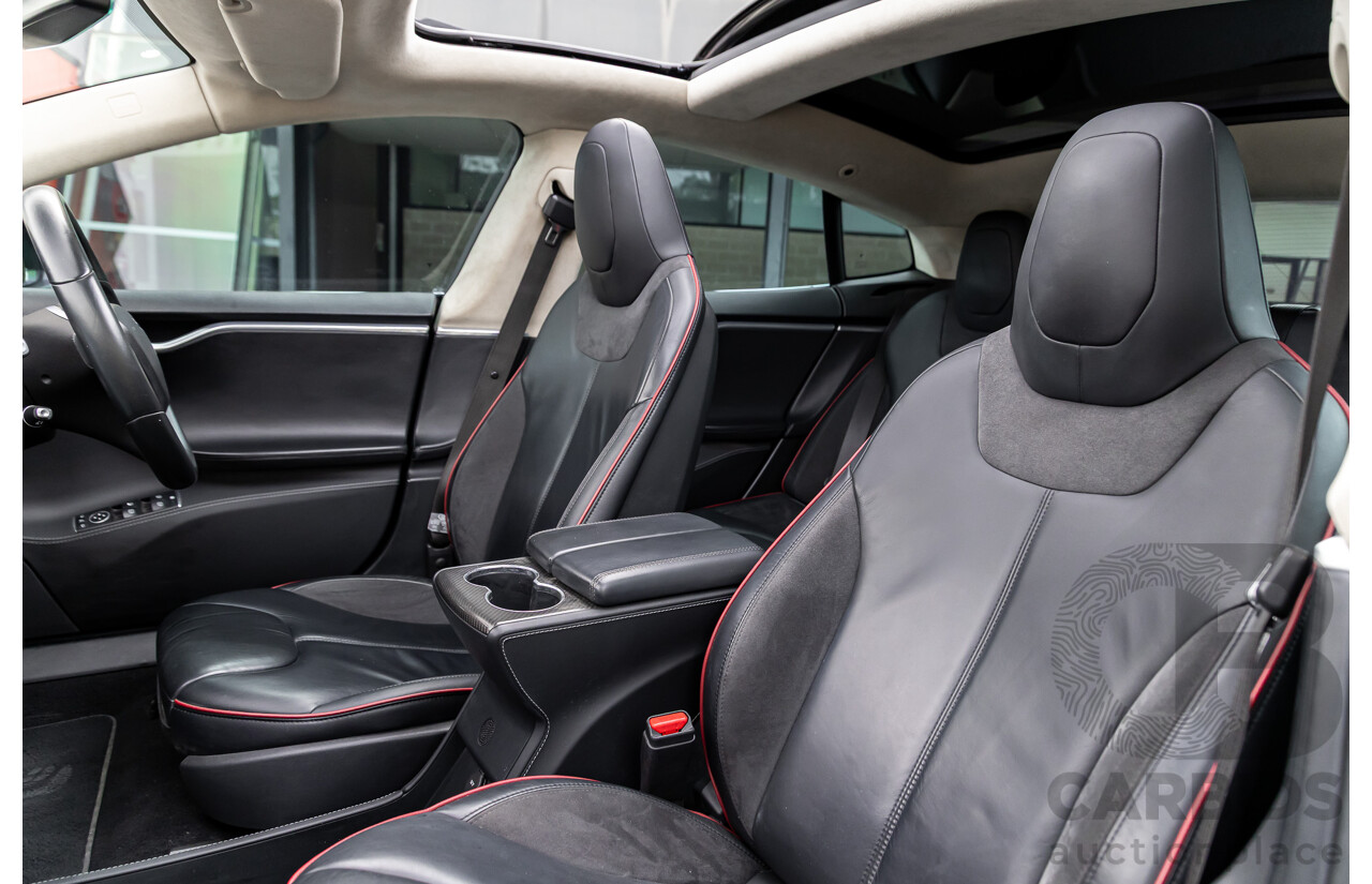 11/2014 Tesla Model S P85+ Performance Plus 4d Hatchback Black Dedicated Electric EV 310kw