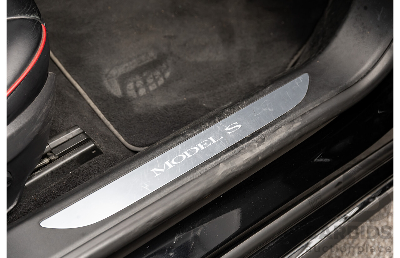 11/2014 Tesla Model S P85+ Performance Plus 4d Hatchback Black Dedicated Electric EV 310kw