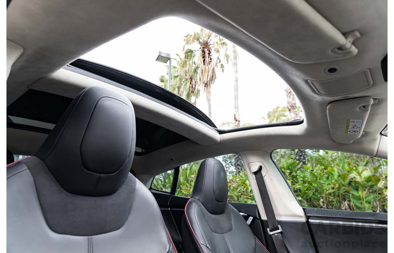 11/2014 Tesla Model S P85+ Performance Plus 4d Hatchback Black Dedicated Electric EV 310kw