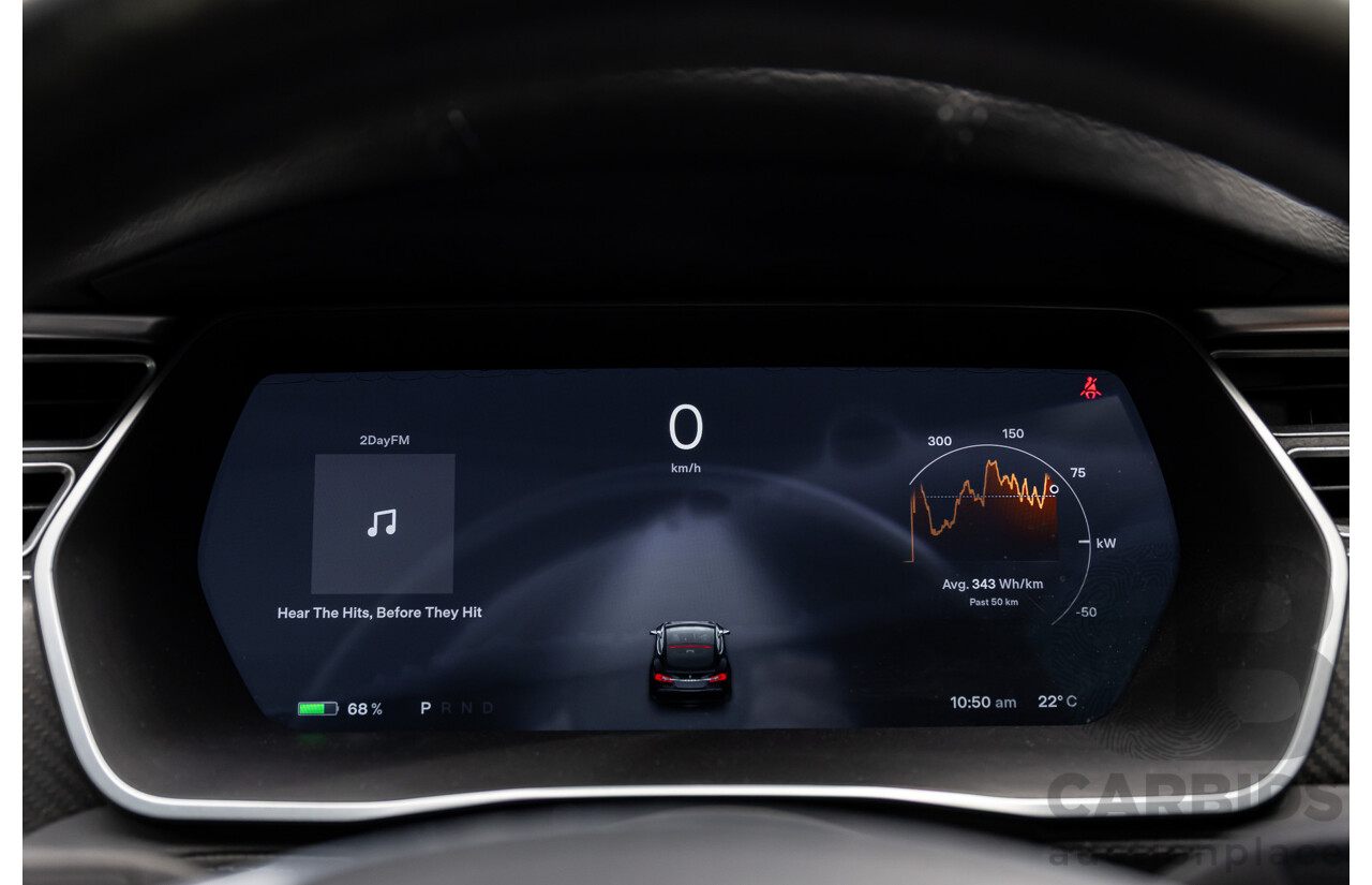 11/2014 Tesla Model S P85+ Performance Plus 4d Hatchback Black Dedicated Electric EV 310kw