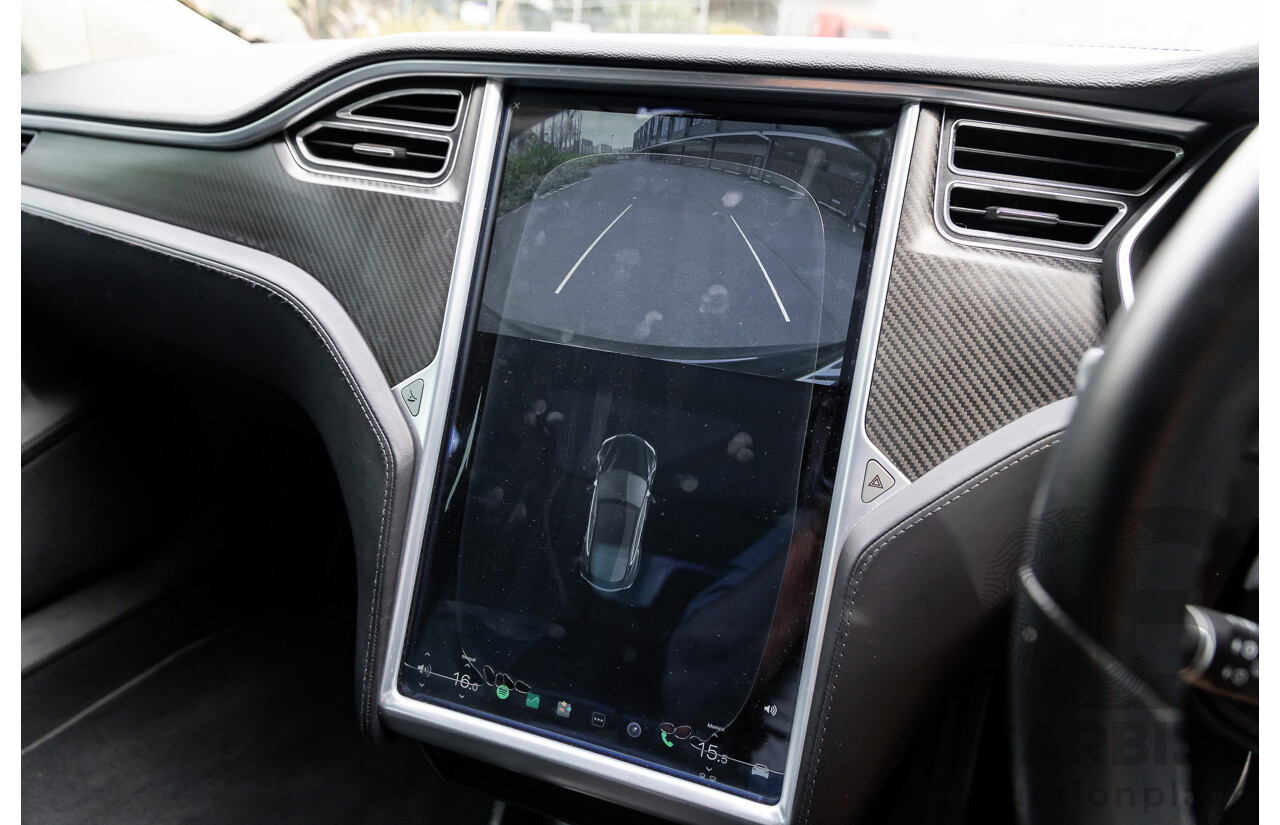 11/2014 Tesla Model S P85+ Performance Plus 4d Hatchback Black Dedicated Electric EV 310kw