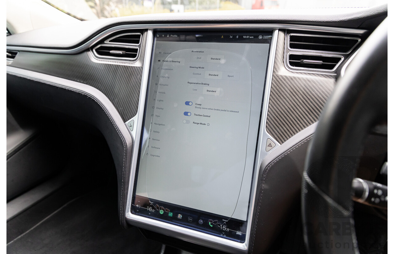 11/2014 Tesla Model S P85+ Performance Plus 4d Hatchback Black Dedicated Electric EV 310kw