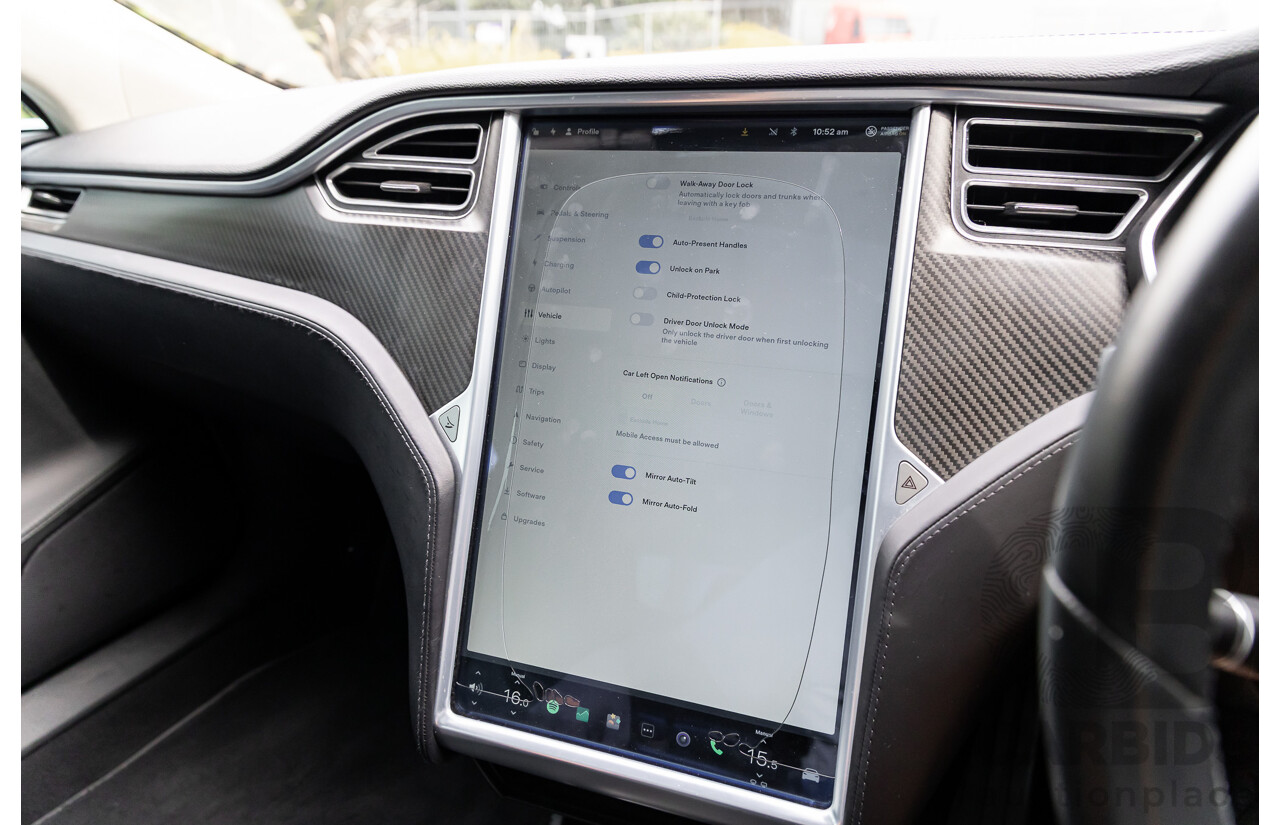 11/2014 Tesla Model S P85+ Performance Plus 4d Hatchback Black Dedicated Electric EV 310kw