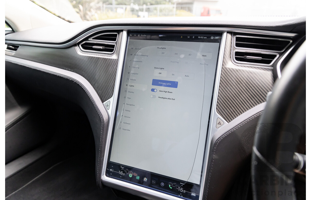 11/2014 Tesla Model S P85+ Performance Plus 4d Hatchback Black Dedicated Electric EV 310kw