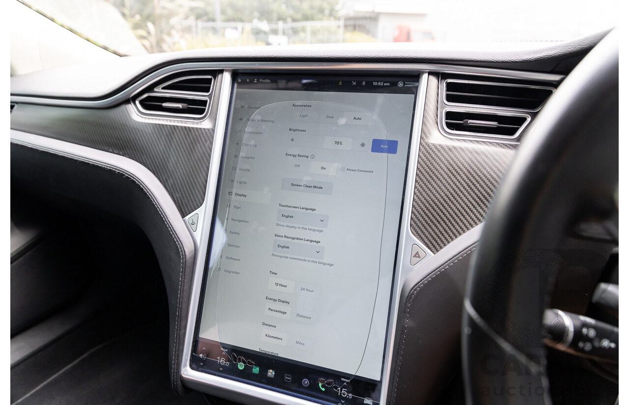 11/2014 Tesla Model S P85+ Performance Plus 4d Hatchback Black Dedicated Electric EV 310kw