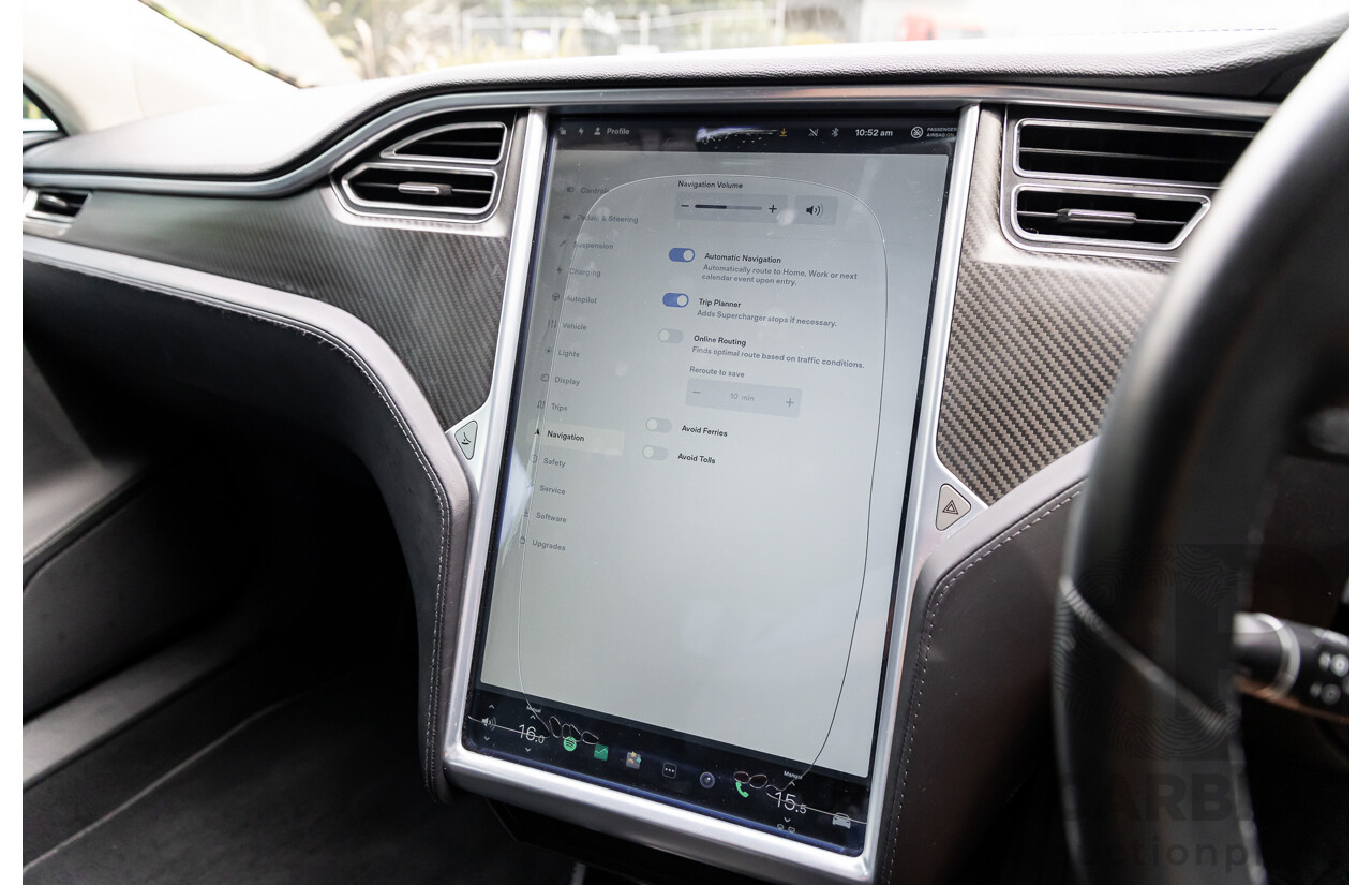 11/2014 Tesla Model S P85+ Performance Plus 4d Hatchback Black Dedicated Electric EV 310kw