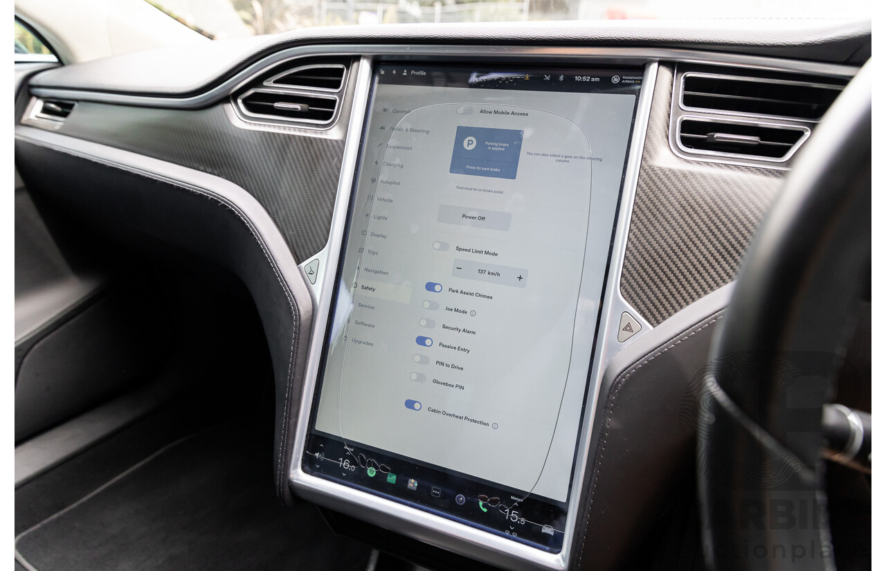 11/2014 Tesla Model S P85+ Performance Plus 4d Hatchback Black Dedicated Electric EV 310kw