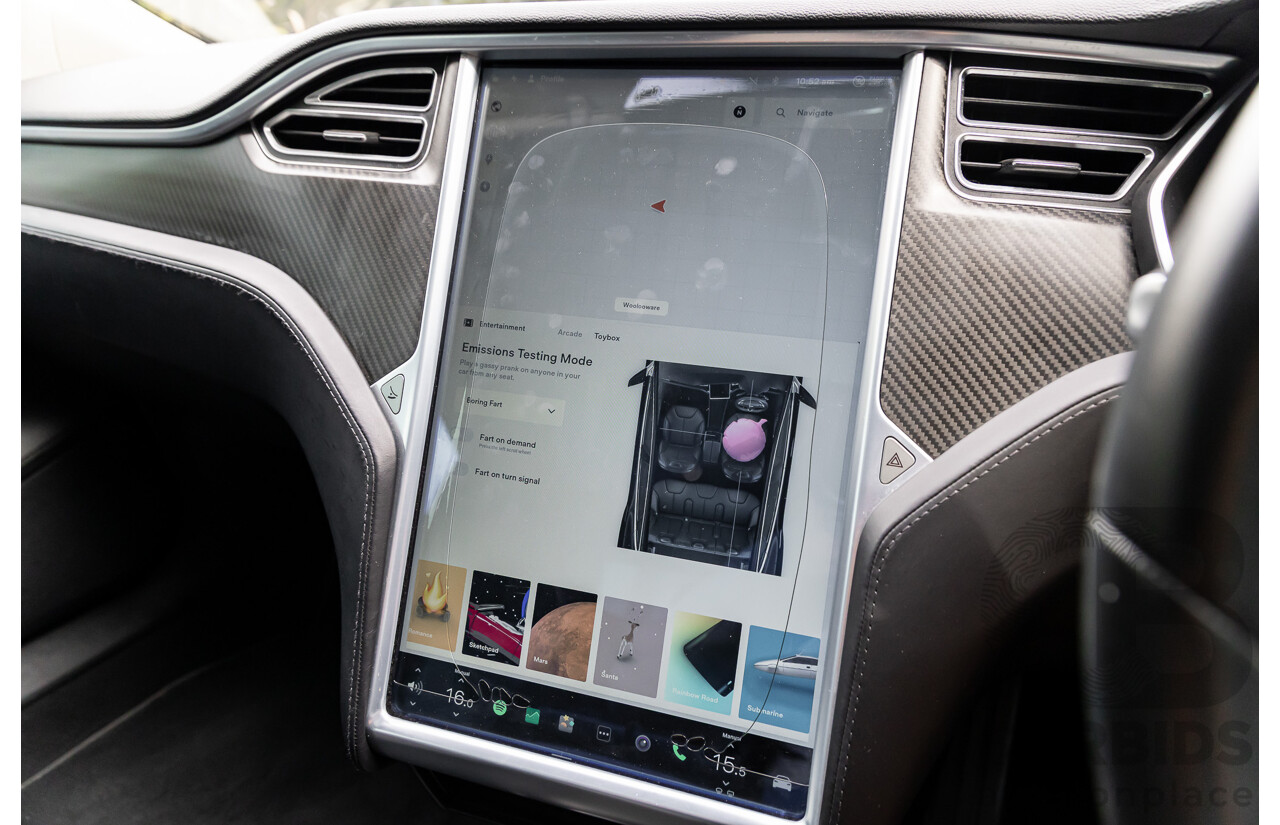 11/2014 Tesla Model S P85+ Performance Plus 4d Hatchback Black Dedicated Electric EV 310kw