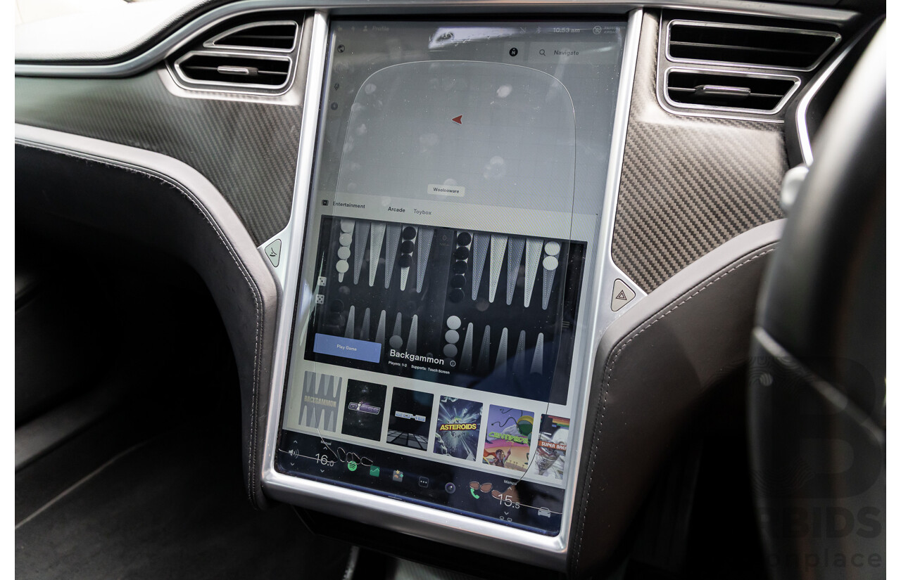 11/2014 Tesla Model S P85+ Performance Plus 4d Hatchback Black Dedicated Electric EV 310kw