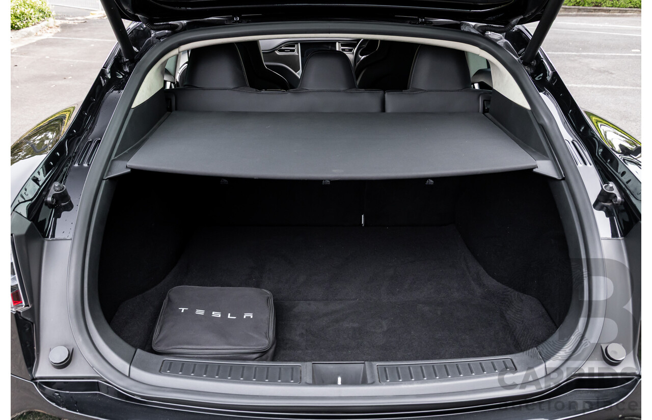 11/2014 Tesla Model S P85+ Performance Plus 4d Hatchback Black Dedicated Electric EV 310kw