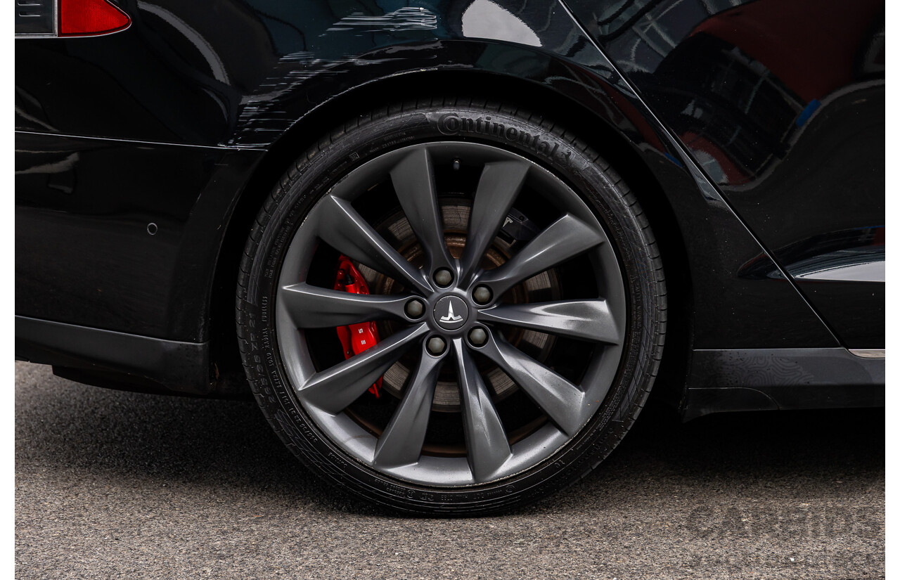 11/2014 Tesla Model S P85+ Performance Plus 4d Hatchback Black Dedicated Electric EV 310kw