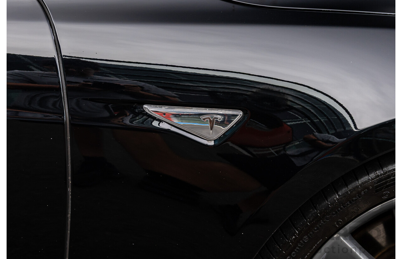 11/2014 Tesla Model S P85+ Performance Plus 4d Hatchback Black Dedicated Electric EV 310kw