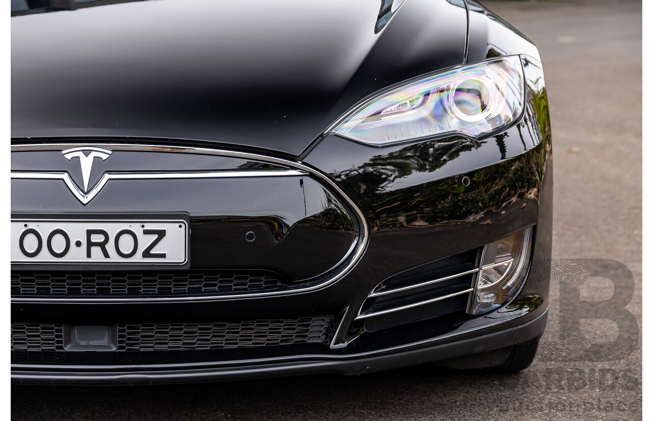 11/2014 Tesla Model S P85+ Performance Plus 4d Hatchback Black Dedicated Electric EV 310kw