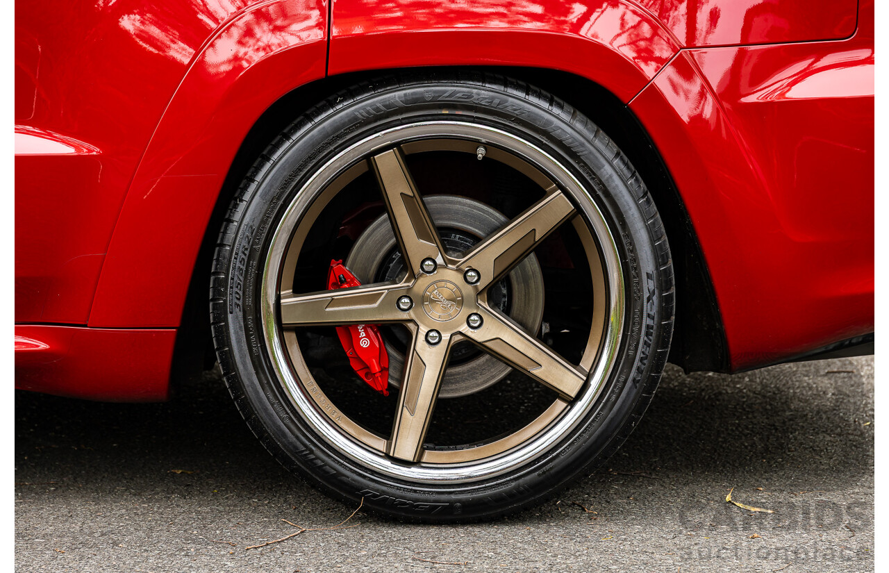 12/2015 Jeep Grand Cherokee SRT 8 (4x4) WK MY16 4d Wagon Deep Cherry Red Crystal Pearl V8 6.4L