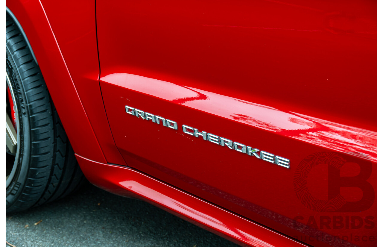 12/2015 Jeep Grand Cherokee SRT 8 (4x4) WK MY16 4d Wagon Deep Cherry Red Crystal Pearl V8 6.4L