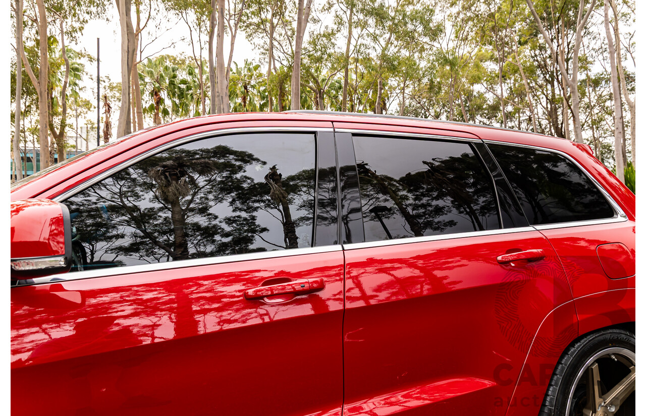 12/2015 Jeep Grand Cherokee SRT 8 (4x4) WK MY16 4d Wagon Deep Cherry Red Crystal Pearl V8 6.4L