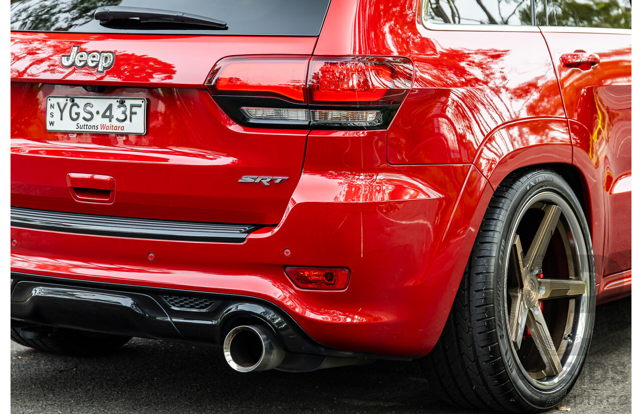 12/2015 Jeep Grand Cherokee SRT 8 (4x4) WK MY16 4d Wagon Deep Cherry Red Crystal Pearl V8 6.4L