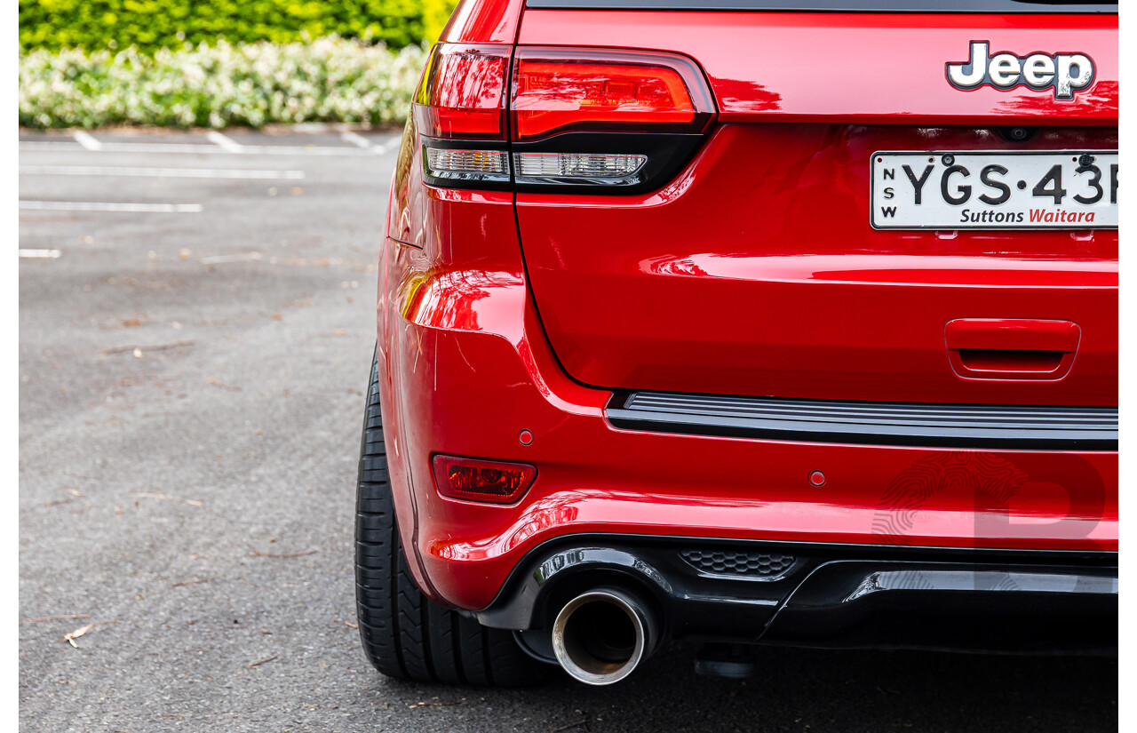 12/2015 Jeep Grand Cherokee SRT 8 (4x4) WK MY16 4d Wagon Deep Cherry Red Crystal Pearl V8 6.4L