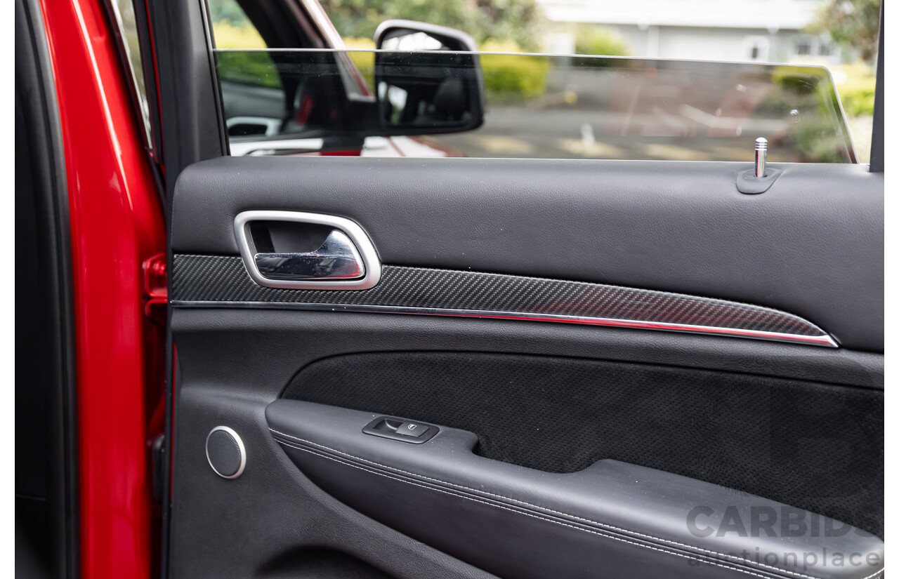 12/2015 Jeep Grand Cherokee SRT 8 (4x4) WK MY16 4d Wagon Deep Cherry Red Crystal Pearl V8 6.4L