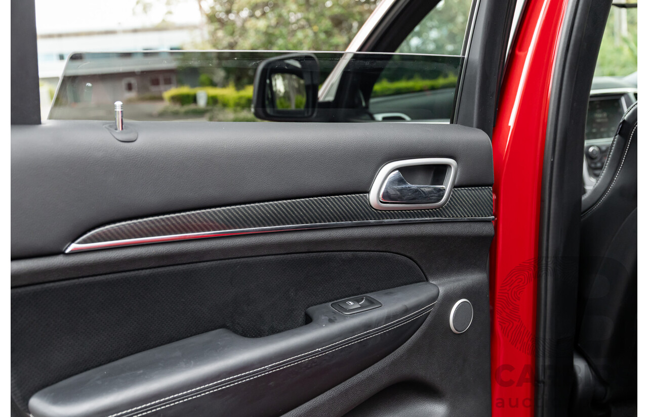 12/2015 Jeep Grand Cherokee SRT 8 (4x4) WK MY16 4d Wagon Deep Cherry Red Crystal Pearl V8 6.4L