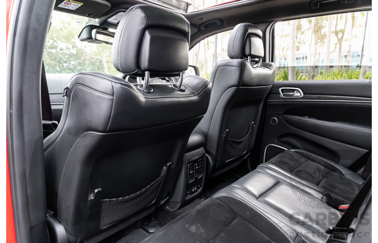 12/2015 Jeep Grand Cherokee SRT 8 (4x4) WK MY16 4d Wagon Deep Cherry Red Crystal Pearl V8 6.4L