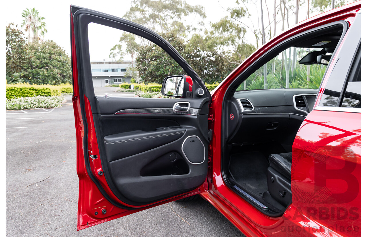 12/2015 Jeep Grand Cherokee SRT 8 (4x4) WK MY16 4d Wagon Deep Cherry Red Crystal Pearl V8 6.4L