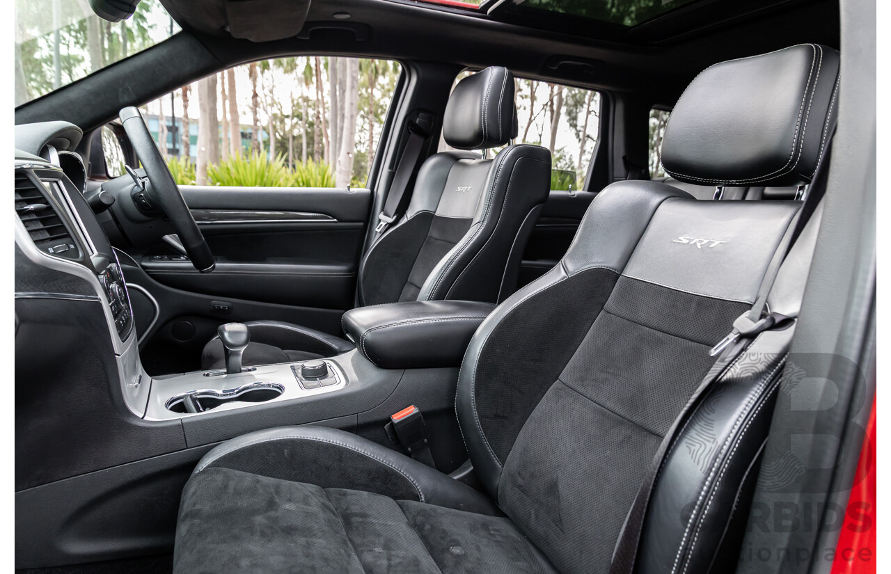 12/2015 Jeep Grand Cherokee SRT 8 (4x4) WK MY16 4d Wagon Deep Cherry Red Crystal Pearl V8 6.4L