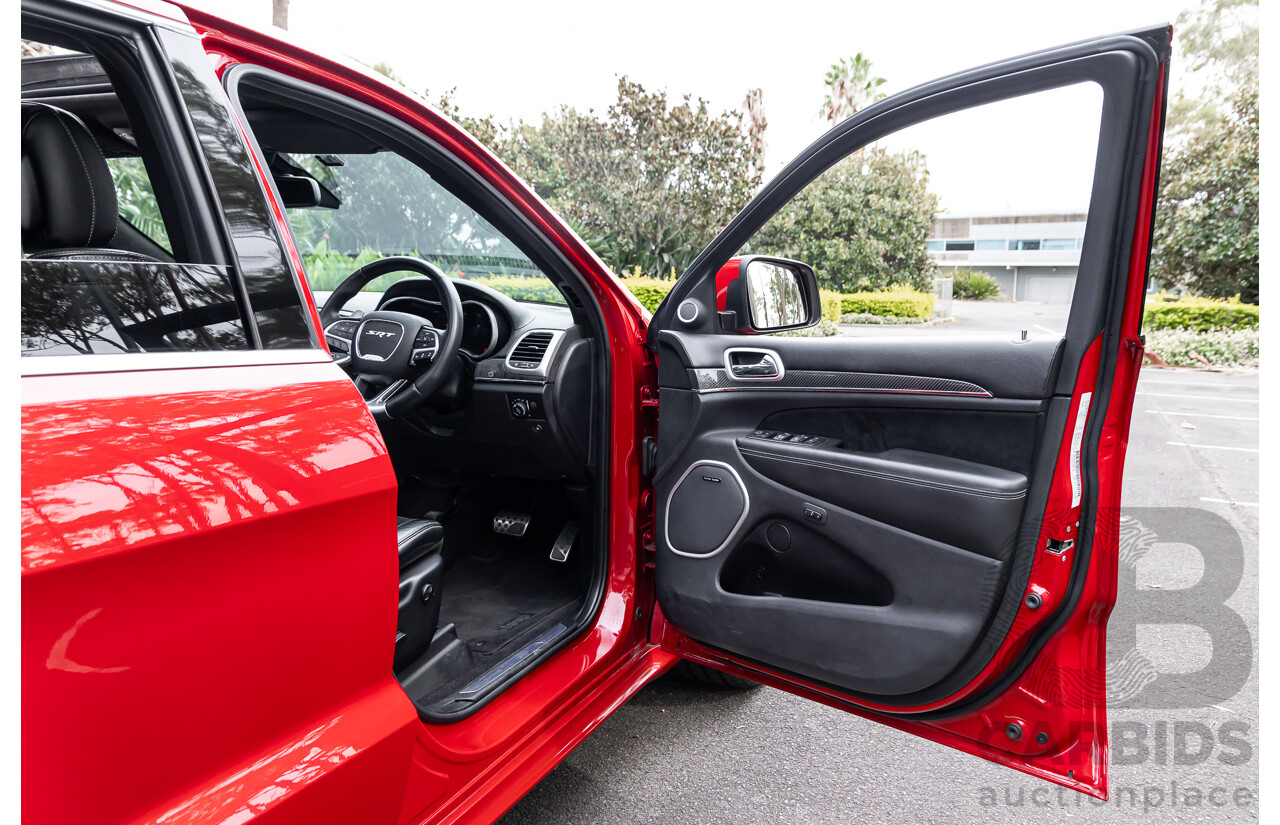 12/2015 Jeep Grand Cherokee SRT 8 (4x4) WK MY16 4d Wagon Deep Cherry Red Crystal Pearl V8 6.4L