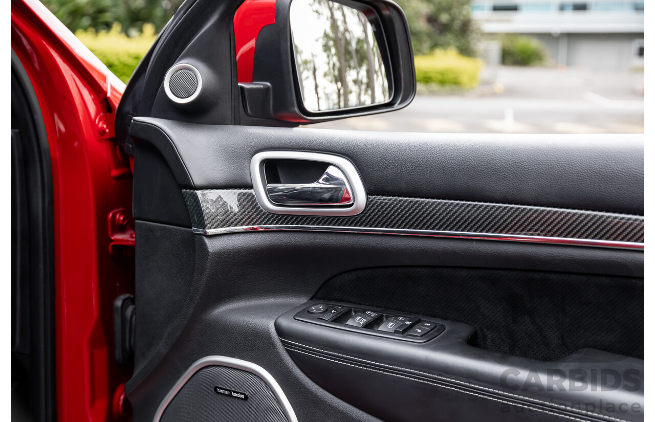 12/2015 Jeep Grand Cherokee SRT 8 (4x4) WK MY16 4d Wagon Deep Cherry Red Crystal Pearl V8 6.4L