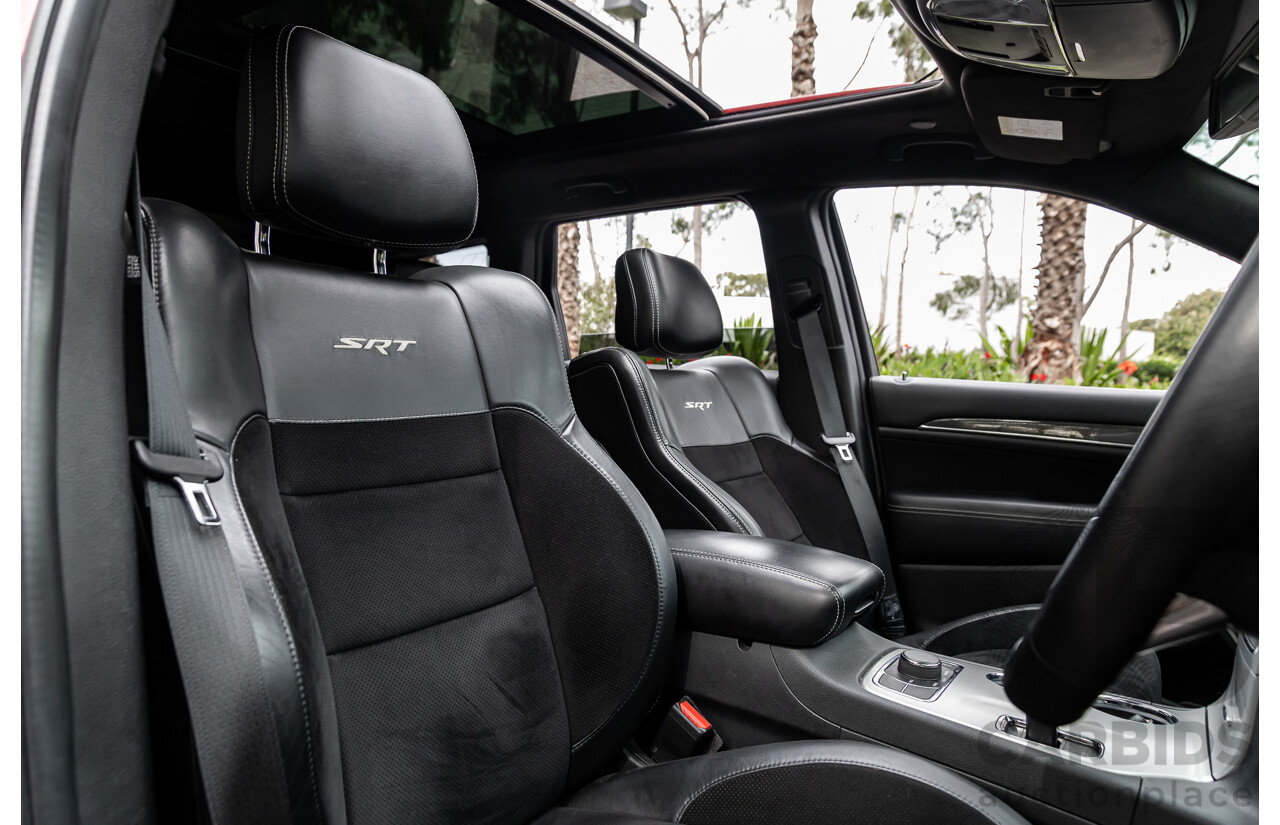 12/2015 Jeep Grand Cherokee SRT 8 (4x4) WK MY16 4d Wagon Deep Cherry Red Crystal Pearl V8 6.4L