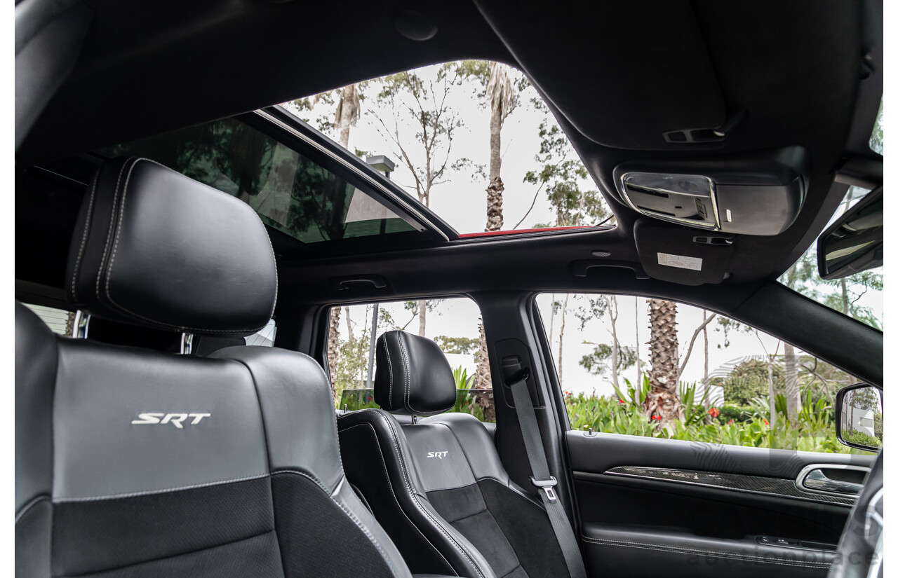 12/2015 Jeep Grand Cherokee SRT 8 (4x4) WK MY16 4d Wagon Deep Cherry Red Crystal Pearl V8 6.4L