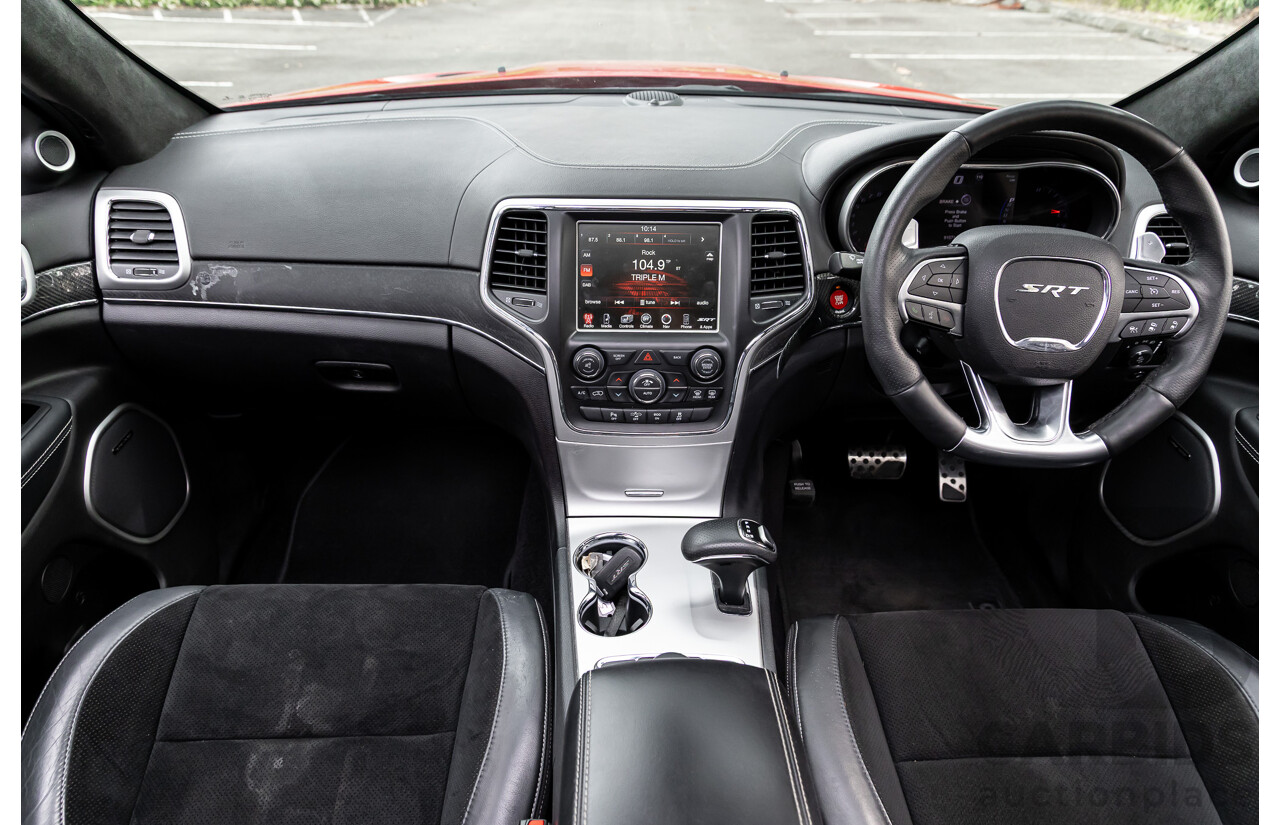 12/2015 Jeep Grand Cherokee SRT 8 (4x4) WK MY16 4d Wagon Deep Cherry Red Crystal Pearl V8 6.4L