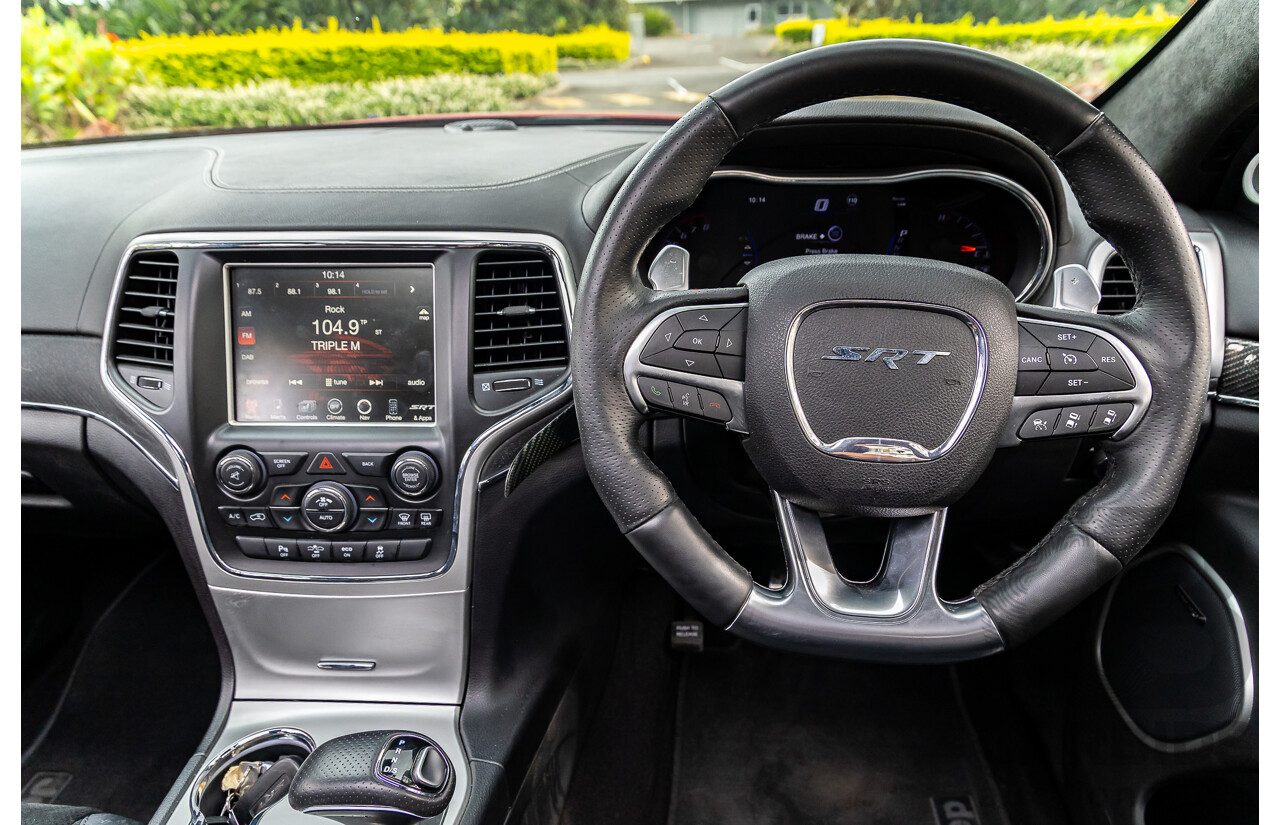 12/2015 Jeep Grand Cherokee SRT 8 (4x4) WK MY16 4d Wagon Deep Cherry Red Crystal Pearl V8 6.4L