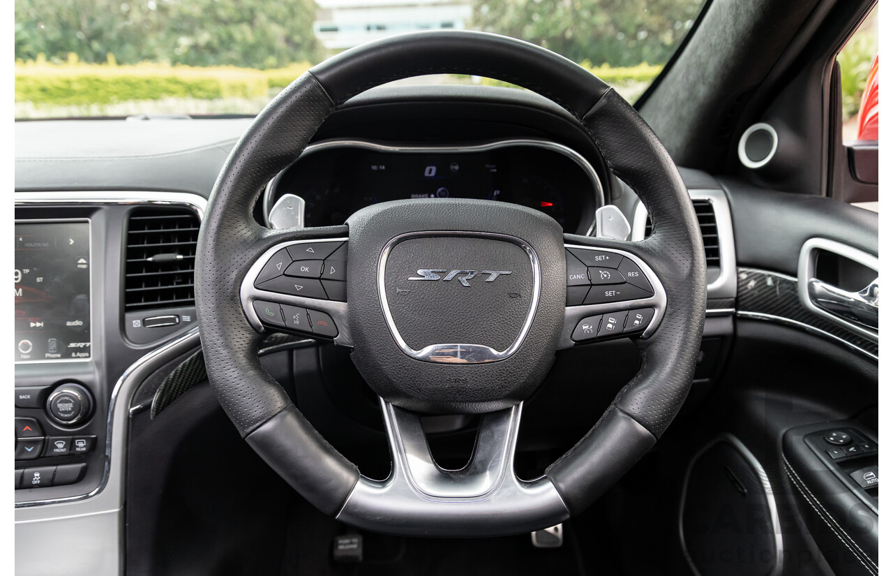 12/2015 Jeep Grand Cherokee SRT 8 (4x4) WK MY16 4d Wagon Deep Cherry Red Crystal Pearl V8 6.4L