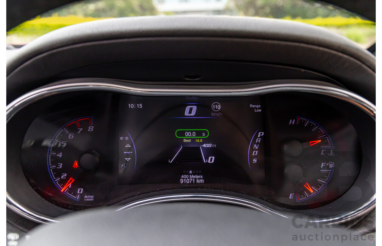 12/2015 Jeep Grand Cherokee SRT 8 (4x4) WK MY16 4d Wagon Deep Cherry Red Crystal Pearl V8 6.4L