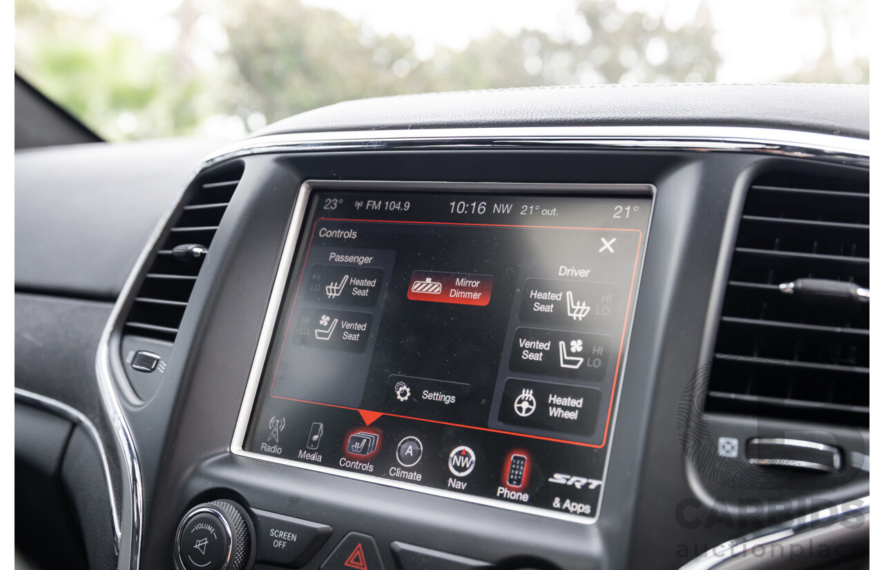 12/2015 Jeep Grand Cherokee SRT 8 (4x4) WK MY16 4d Wagon Deep Cherry Red Crystal Pearl V8 6.4L