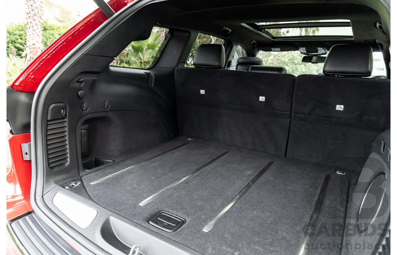 12/2015 Jeep Grand Cherokee SRT 8 (4x4) WK MY16 4d Wagon Deep Cherry Red Crystal Pearl V8 6.4L