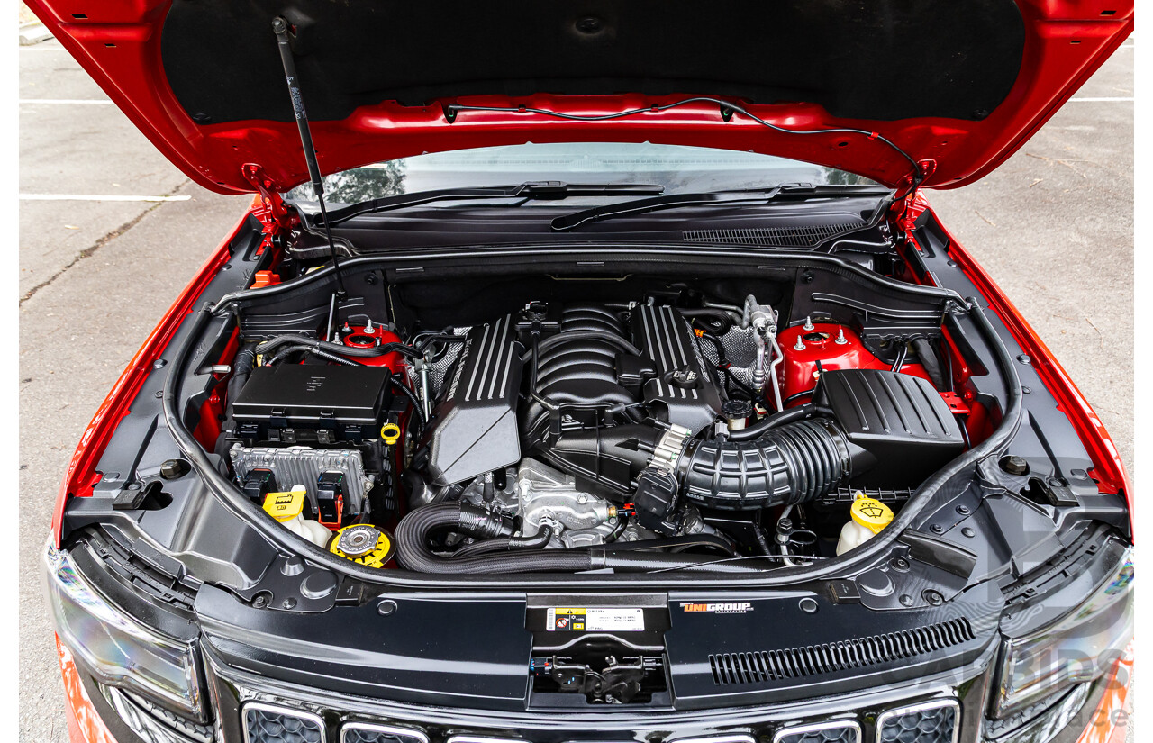 12/2015 Jeep Grand Cherokee SRT 8 (4x4) WK MY16 4d Wagon Deep Cherry Red Crystal Pearl V8 6.4L