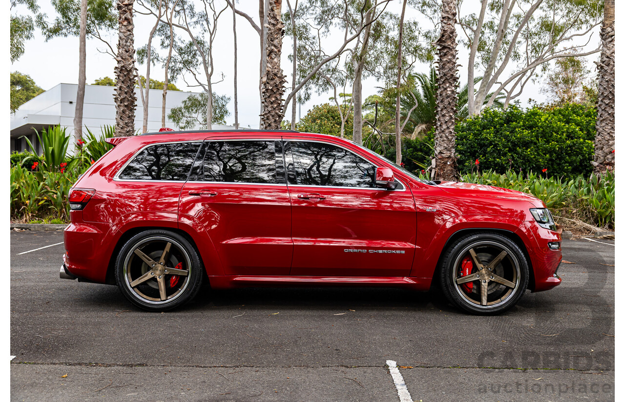 12/2015 Jeep Grand Cherokee SRT 8 (4x4) WK MY16 4d Wagon Deep Cherry Red Crystal Pearl V8 6.4L