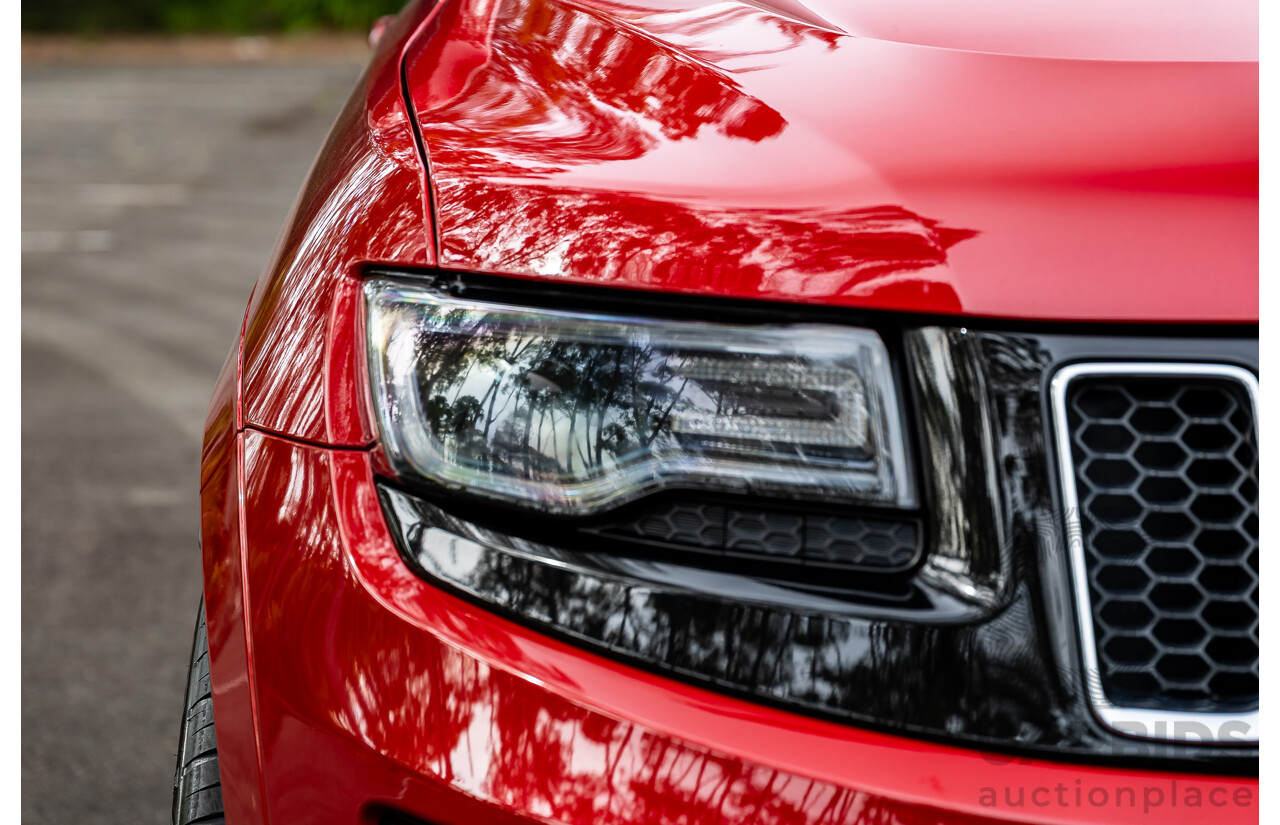 12/2015 Jeep Grand Cherokee SRT 8 (4x4) WK MY16 4d Wagon Deep Cherry Red Crystal Pearl V8 6.4L