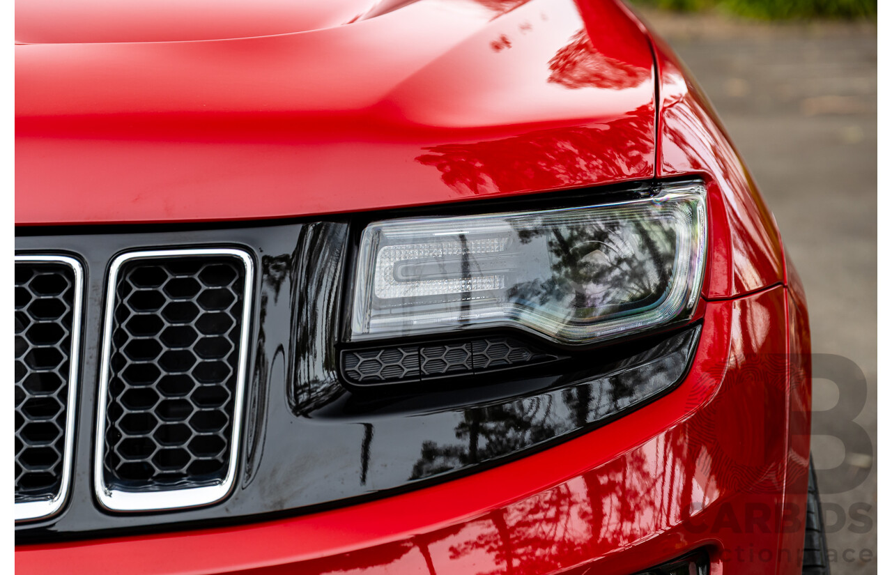 12/2015 Jeep Grand Cherokee SRT 8 (4x4) WK MY16 4d Wagon Deep Cherry Red Crystal Pearl V8 6.4L