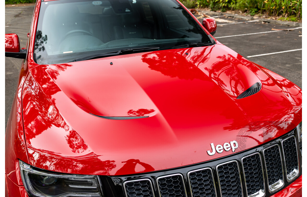 12/2015 Jeep Grand Cherokee SRT 8 (4x4) WK MY16 4d Wagon Deep Cherry Red Crystal Pearl V8 6.4L