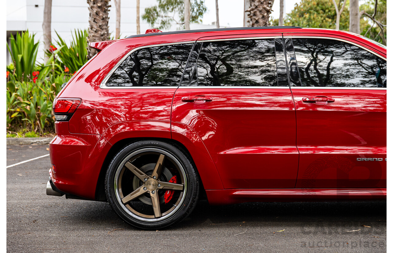 12/2015 Jeep Grand Cherokee SRT 8 (4x4) WK MY16 4d Wagon Deep Cherry Red Crystal Pearl V8 6.4L