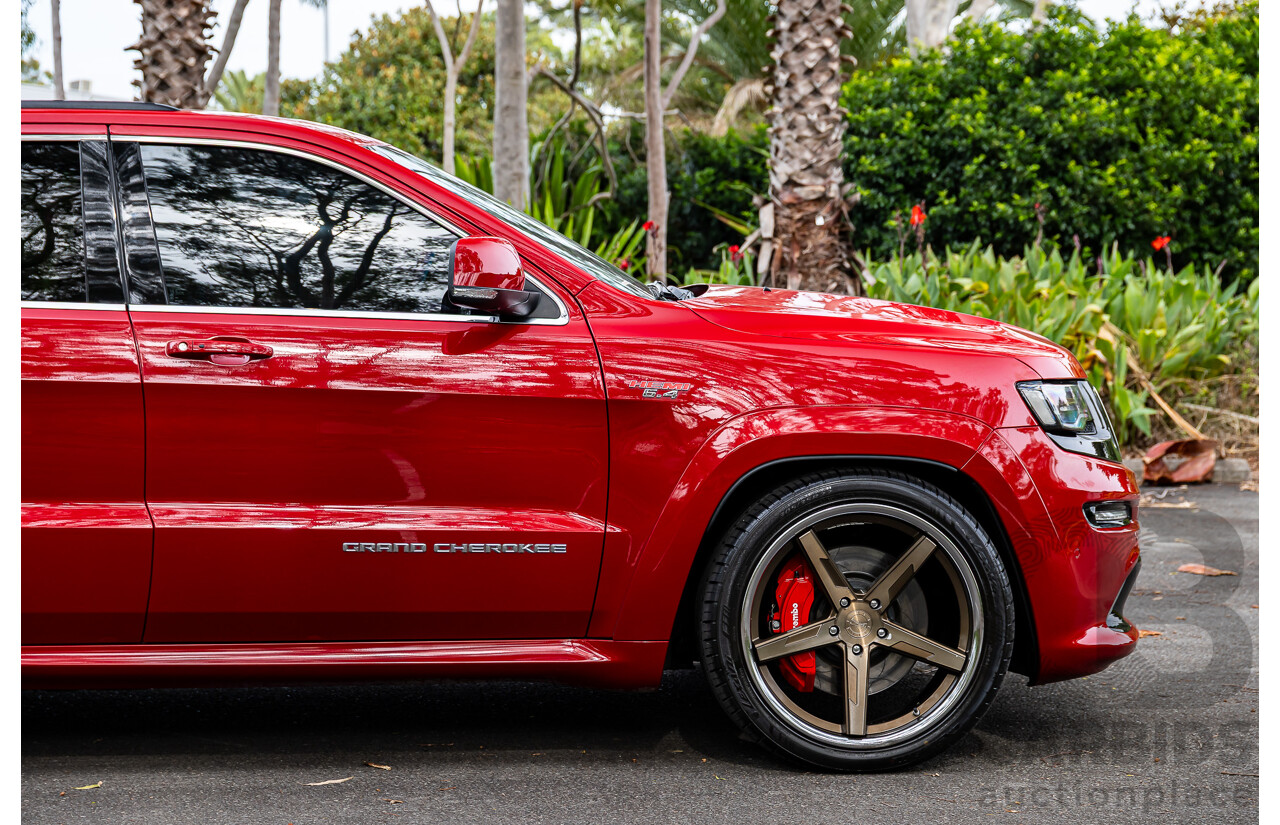 12/2015 Jeep Grand Cherokee SRT 8 (4x4) WK MY16 4d Wagon Deep Cherry Red Crystal Pearl V8 6.4L