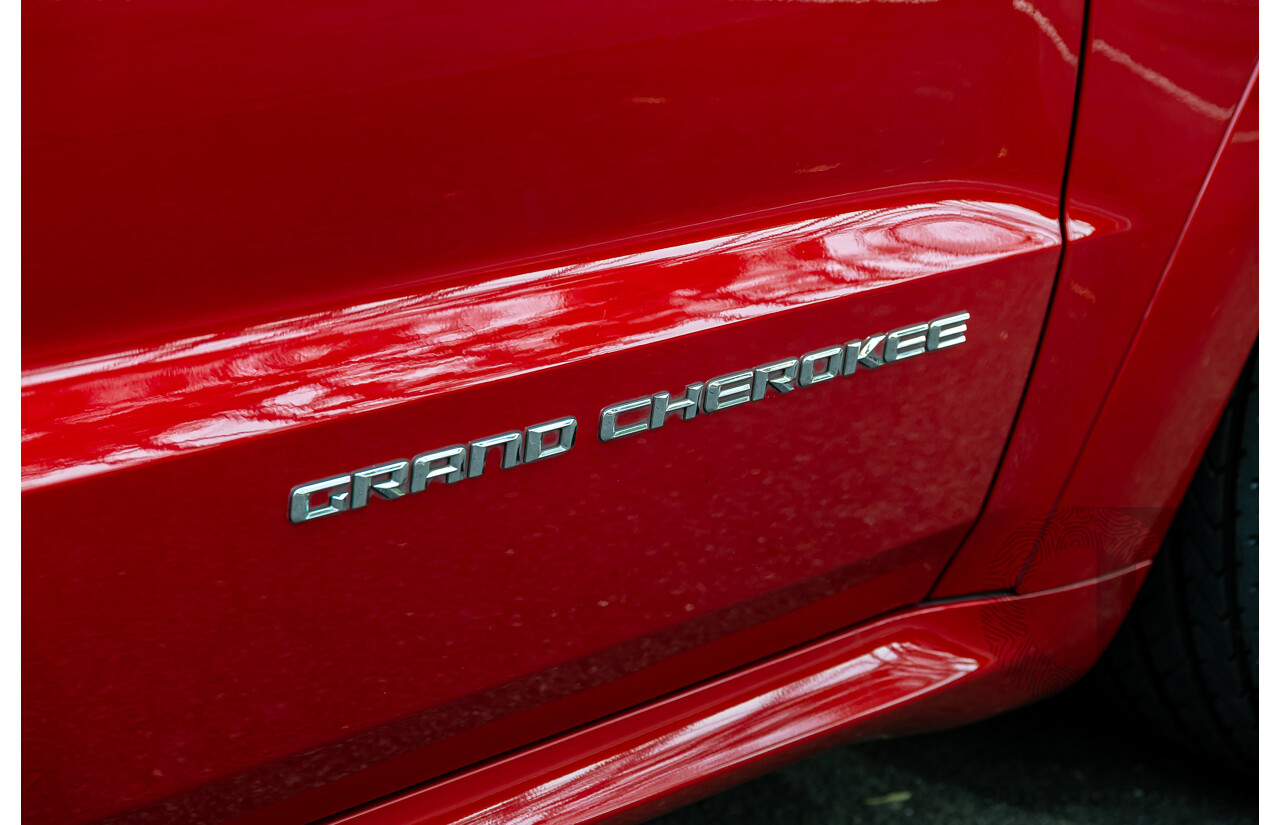 12/2015 Jeep Grand Cherokee SRT 8 (4x4) WK MY16 4d Wagon Deep Cherry Red Crystal Pearl V8 6.4L