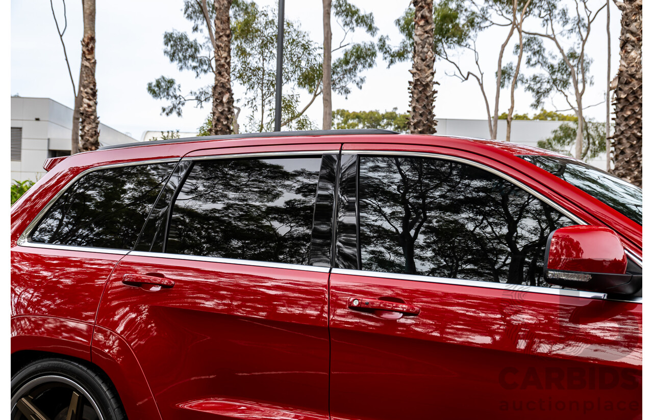 12/2015 Jeep Grand Cherokee SRT 8 (4x4) WK MY16 4d Wagon Deep Cherry Red Crystal Pearl V8 6.4L