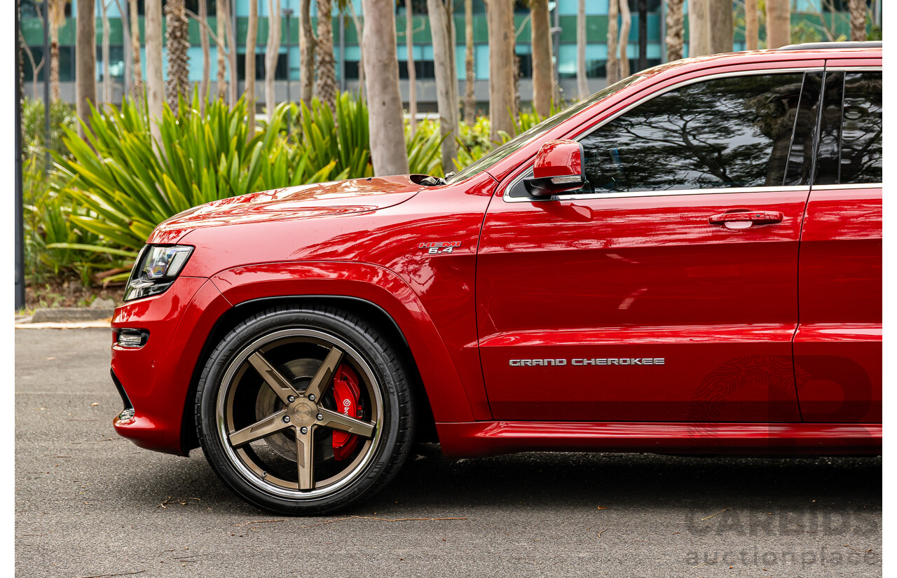 12/2015 Jeep Grand Cherokee SRT 8 (4x4) WK MY16 4d Wagon Deep Cherry Red Crystal Pearl V8 6.4L